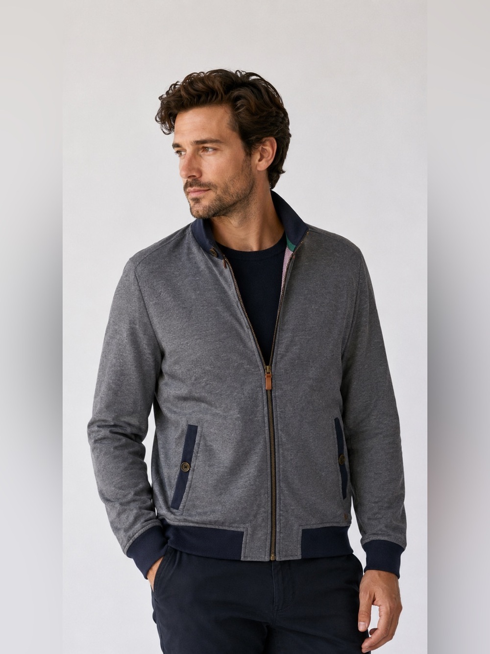 Ted Baker Bomber Jacket Retro Smart Casual Menswear Size‎ 5  L/XL